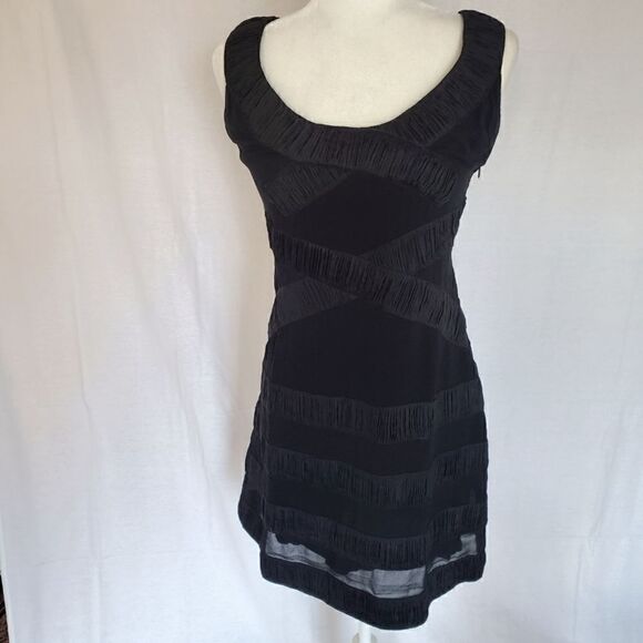 Yoana Baraschi black silk mesh dress 4 - Picture 1 of 13